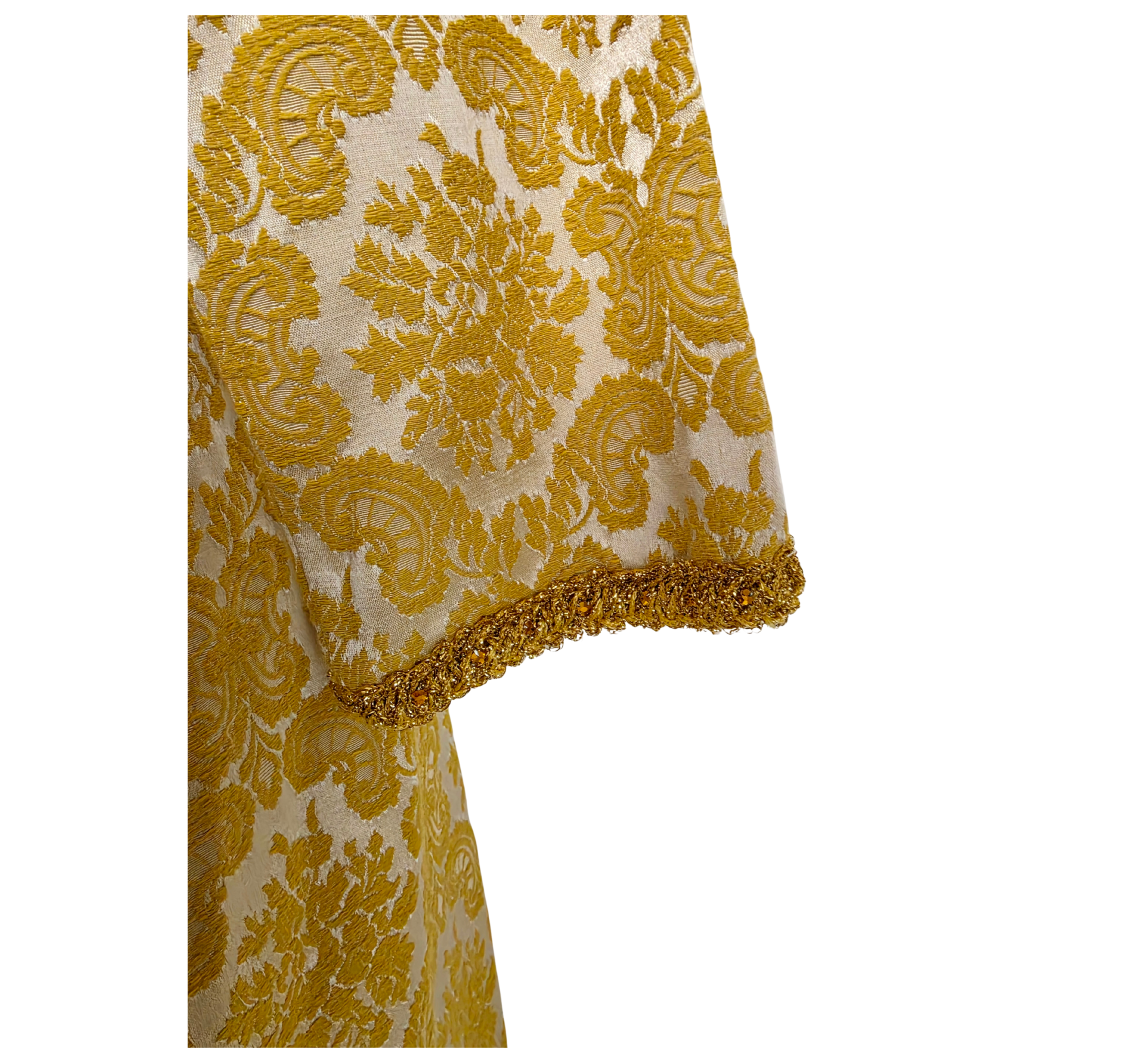 leslie fay gold dress Women's Gold lace dress Size 6 Leslie Fay