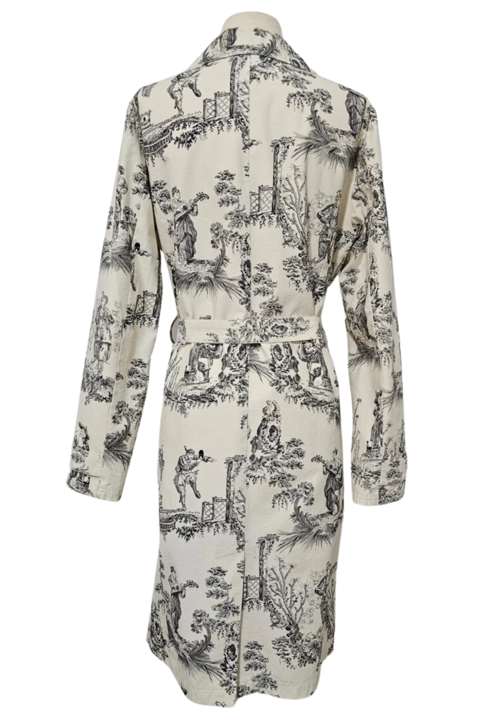 Chinoiserie Print Trench Belted Coat by Mossimo - Feature Image